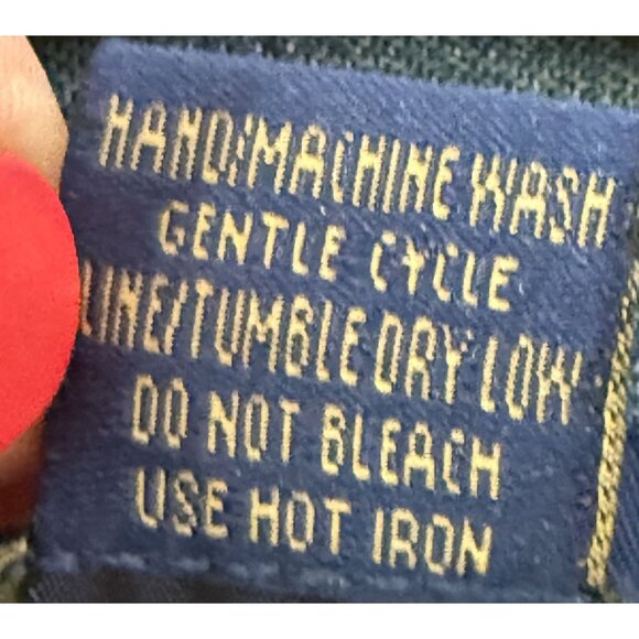 Patriotic Barn Coat Chore Denim Jacket Natural Impressions L Stars Stripes Large - Picture 6 of 6